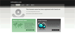 Desktop Screenshot of milempleos.com
